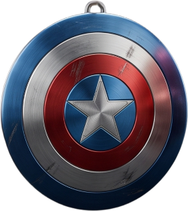 Captain America Shield charm