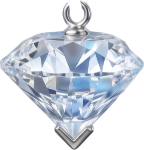 Diamond charm