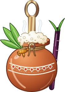Pongal Pot charm