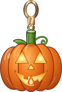 Pumpkin Lantern charm