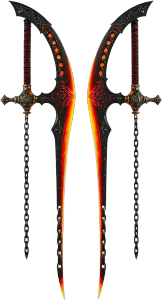 Blades of Chaos charm