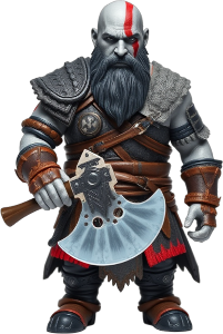 Kratos of Midgard charm