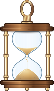 Hourglass charm