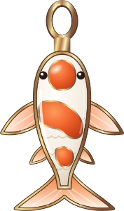Lucky Koi charm