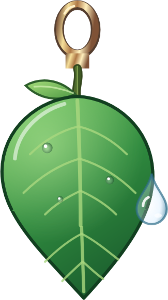 Monsoon Leaf charm