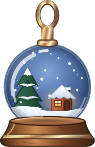 Snow Globe charm