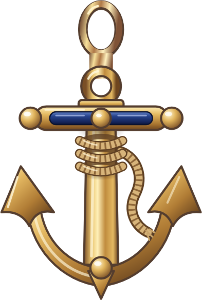 Brass Anchor charm
